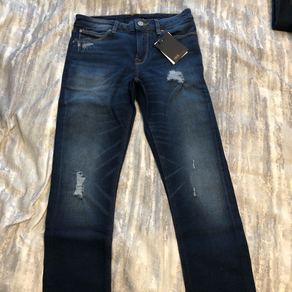 ASOS Dark Wash Distressed Denim Skinny 30x30